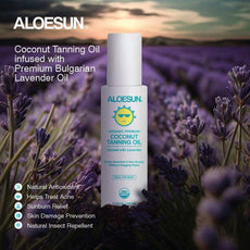 Coconut Tanning Oil A Natural Tanning Oil by Aloe Sun