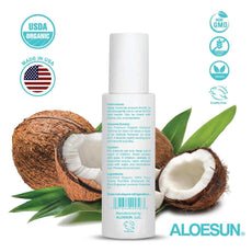 Coconut Tanning Oil A Natural Tanning Oil by Aloe Sun