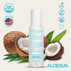 Coconut Tanning Oil A Natural Tanning Oil by Aloe Sun