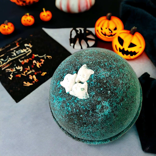 Bath Bomb | Evolve Botanica | Haunted (Seasonal>Halloween) - Expressly