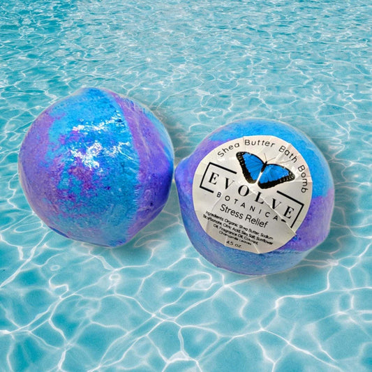 Bath Bomb | Evolve Botanica | Stress Relief - Expressly