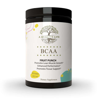 Natural BCAA by A Quality Life - Fruit Punch - Expressly Marketplace