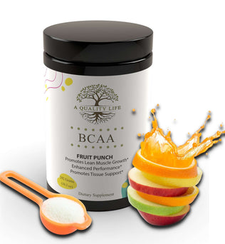 Natural BCAA by A Quality Life - Fruit Punch - Expressly Marketplace