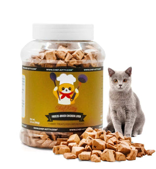 Chef Kitty® Freeze Dried Chicken Liver Cat Treats (1.75oz-3.5oz) - Expressly Marketplace