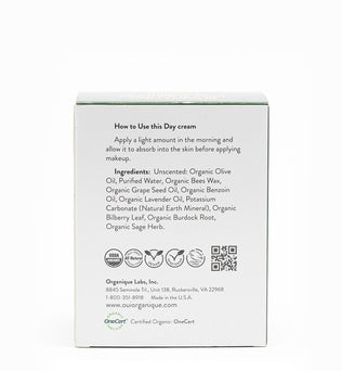 Certified Organic Rejuvenating Day Cream burdock Root|Detoxify |brighten|