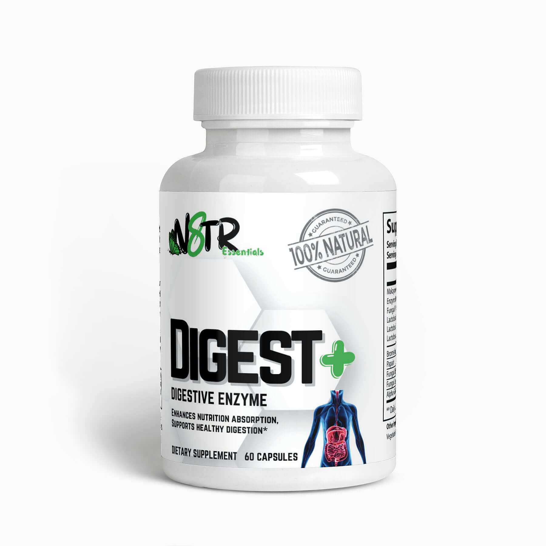 Digest+ Digestive Enzyme By N8tr Essentials