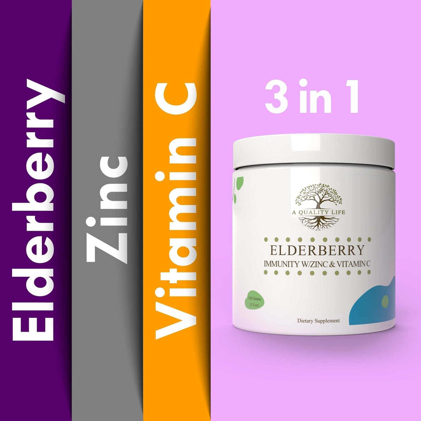 Elderberry Zinc and Vitamin C Formula - Expressly Marketplace