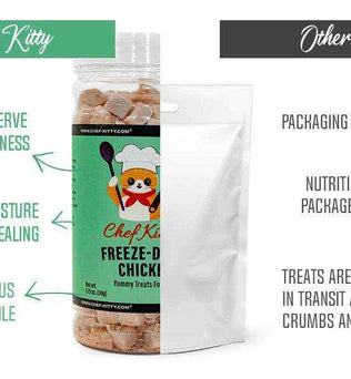 Freeze Dried Cat Treats Chicken (1.75oz-3.5oz) - Expressly Marketplace