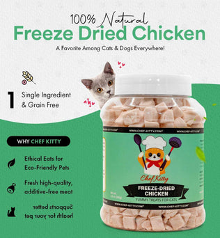 Freeze Dried Cat Treats Chicken (1.75oz-3.5oz) - Expressly Marketplace