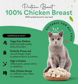Freeze Dried Cat Treats Chicken (1.75oz-3.5oz) - Expressly Marketplace