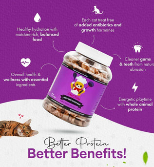 Freeze Dried Cat Treats Chicken Heart (1.75oz-3.5oz) - Expressly Marketplace
