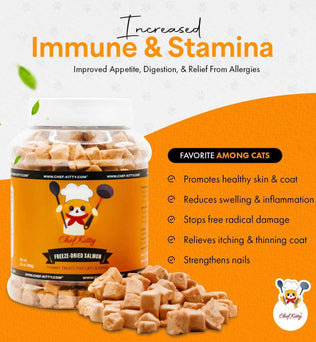 Freeze Dried Cat Treats Salmon (1.75oz-3.5oz) - Expressly Marketplace