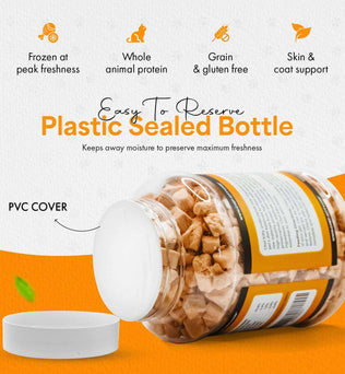 Freeze Dried Cat Treats Salmon (1.75oz-3.5oz) - Expressly Marketplace