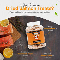 Freeze Dried Cat Treats Salmon (1.75oz - 3.5oz) - Expressly