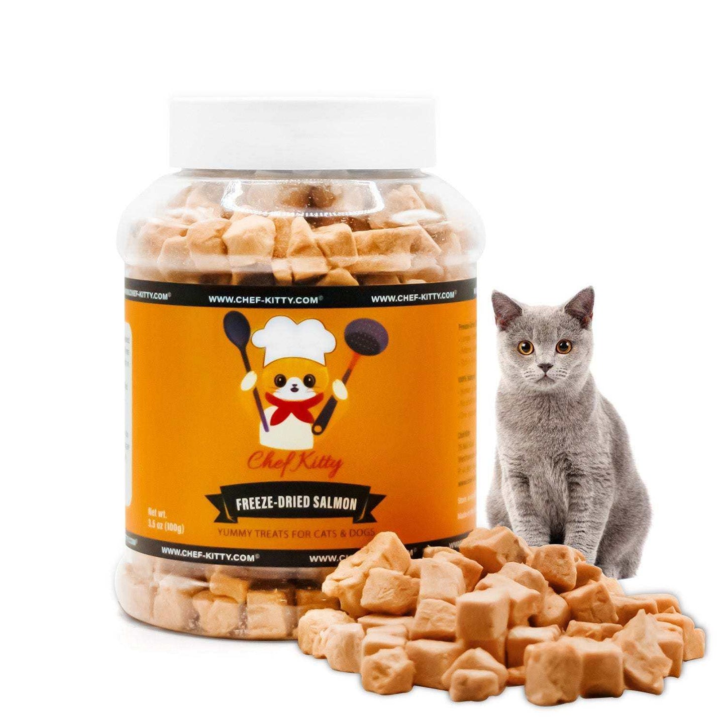 Freeze Dried Cat Treats Salmon (1.75oz-3.5oz) - Expressly Marketplace