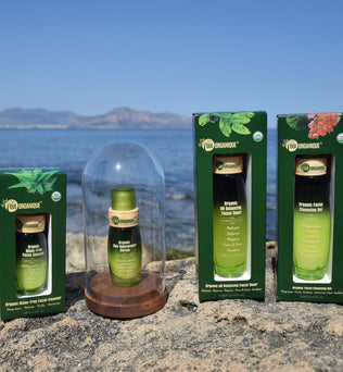 Certified Organic Natural Sunscreen Skin Care Set -Antiaging