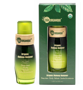 Certified Organic Double action makeup remover Detoxifies the skin Alcohol free