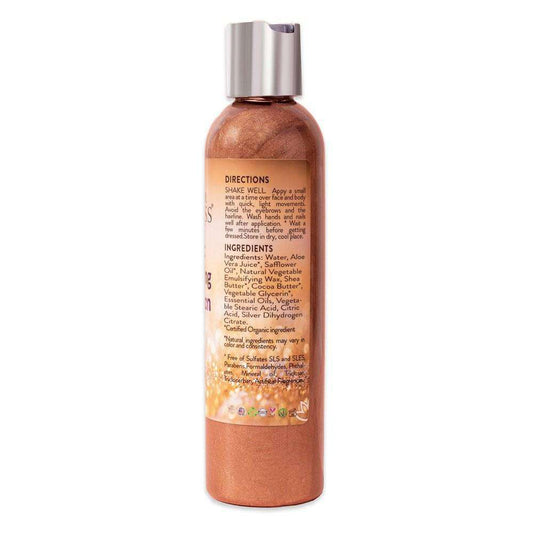 Organic Bronze Shimmer Body Lotion - Expressly Marketplace