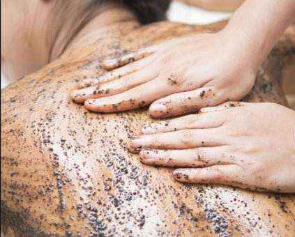 Organic Coffee Body Scrub with Dead Sea Salt & Shea Butter