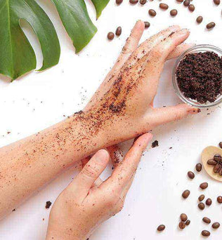 Organic Coffee Body Scrub with Dead Sea Salt & Shea Butter