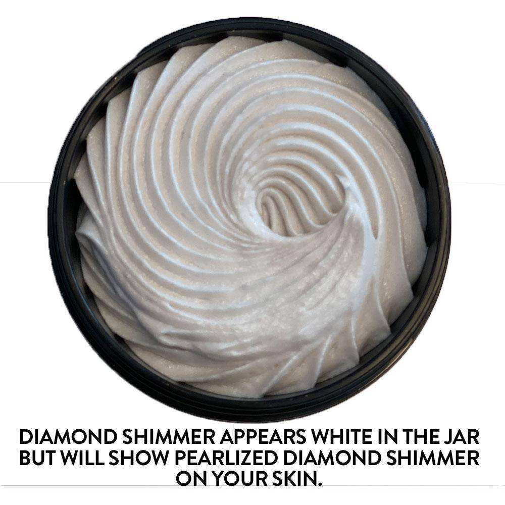 Organic Shimmering Whipped Body Butter 2 oz. Travel Size - Expressly Marketplace