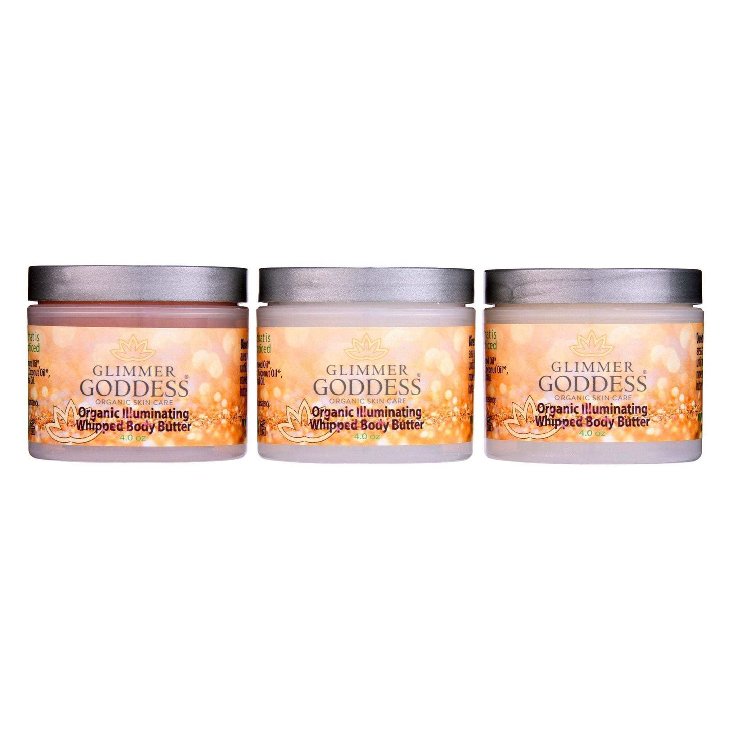 Organic Shimmering Whipped Body Butter 2 oz. Travel Size - Expressly Marketplace