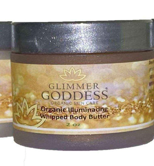 Organic Shimmering Whipped Body Butter 2 oz. Travel Size