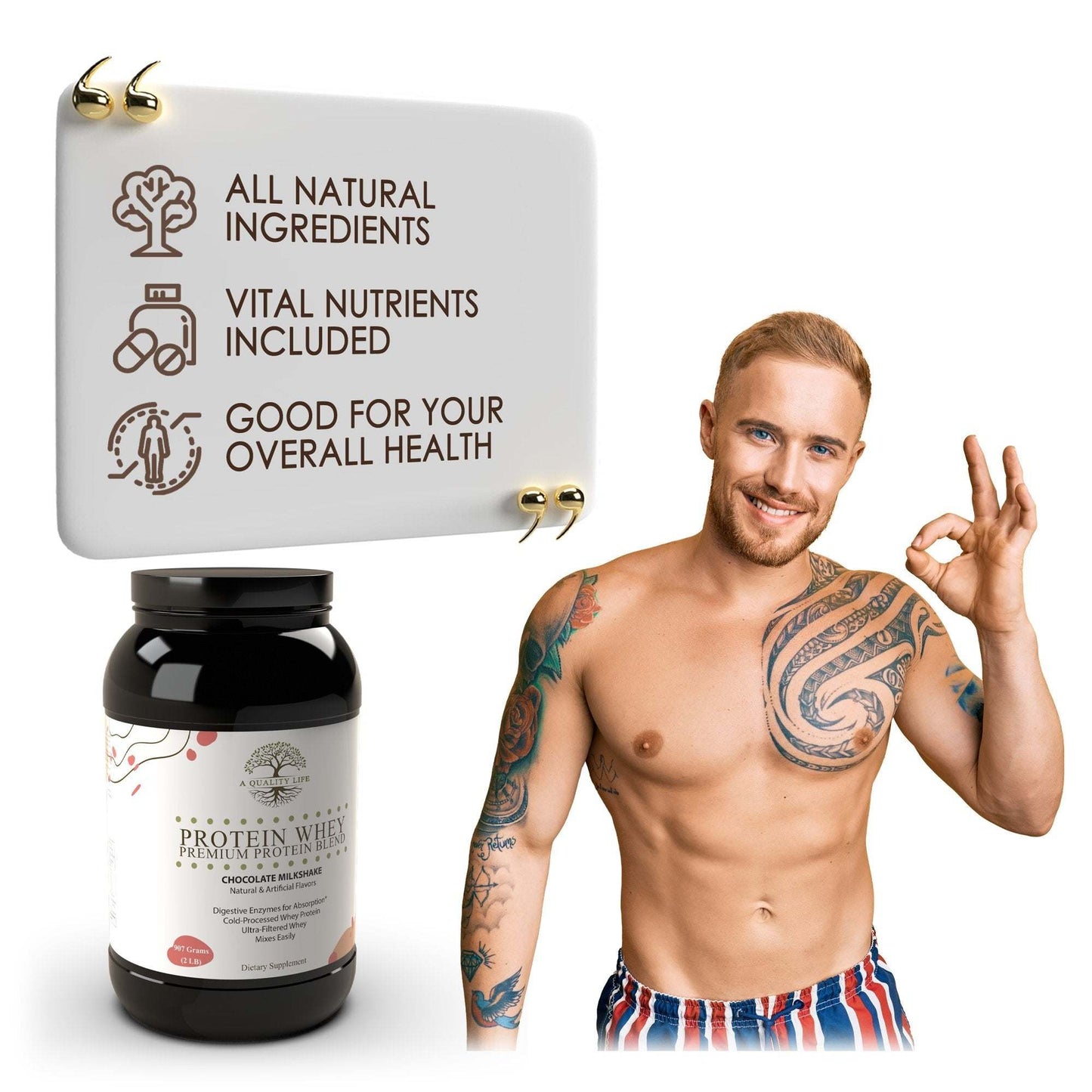 Protein Whey Premium Protein Blend Chocolate Milkshake - Expressly Marketplace