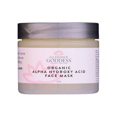 Renewing Organic Face Mask For Glowing Skin - Alpha Hydroxy Acid - Expressly