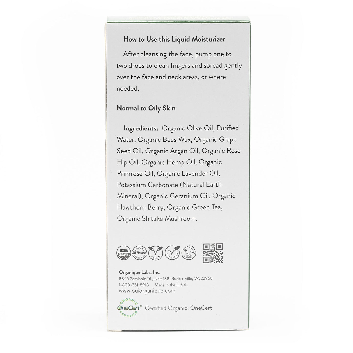 Certified Organic Skin Rejuvenator Serum intensive Antioxidant natural sunscreen alternative/Botanical retinol