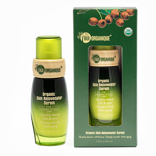 Certified Organic Skin Rejuvenator Serum intensive Antioxidant natural sunscreen alternative/Botanical retinol