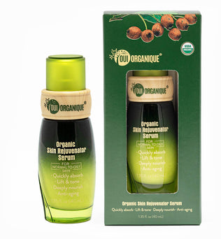 Certified Organic Skin Rejuvenator Serum intensive Antioxidant natural sunscreen alternative/Botanical retinol