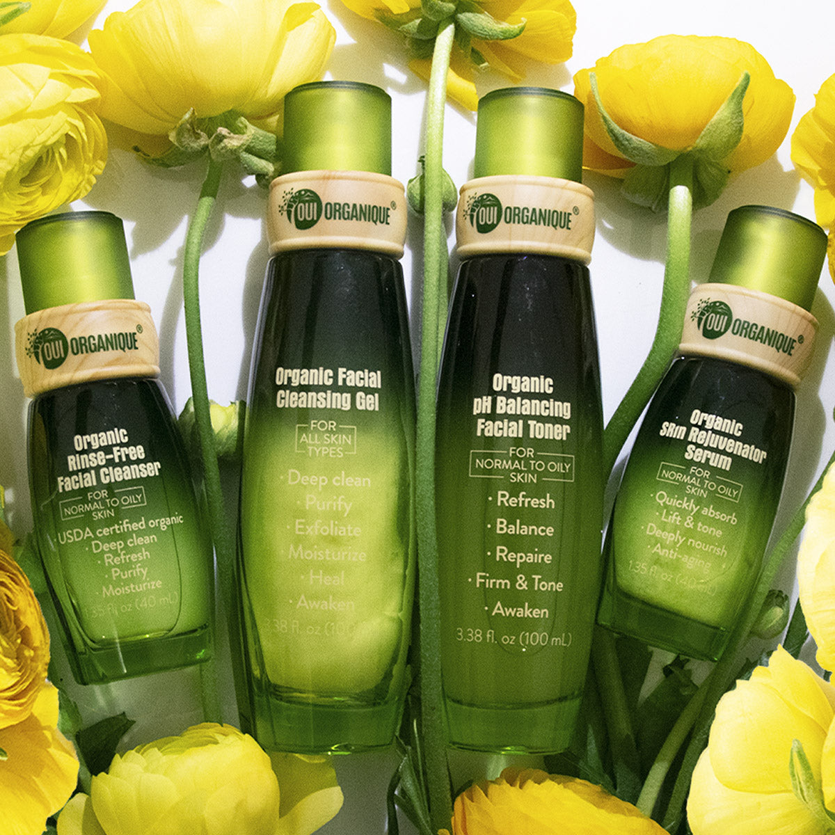 Certified Organic Natural Sunscreen Skin Care Set -Antiaging