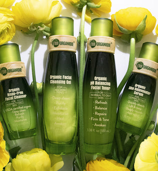 Certified Organic Natural Sunscreen Skin Care Set -Antiaging