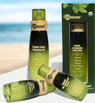 Certified Organic Natural Sunscreen Skin Care Set -Antiaging