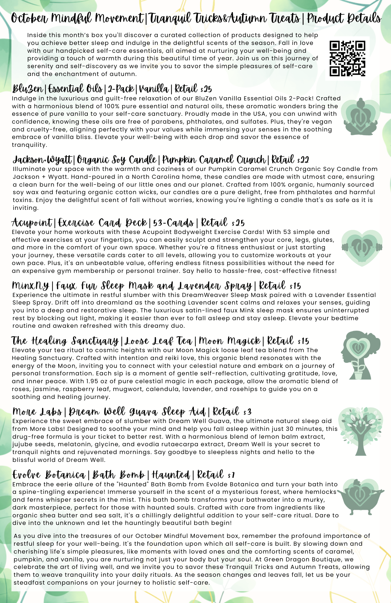 The Mindful Movement | Past Box | October 2023 - Expressly Marketplace