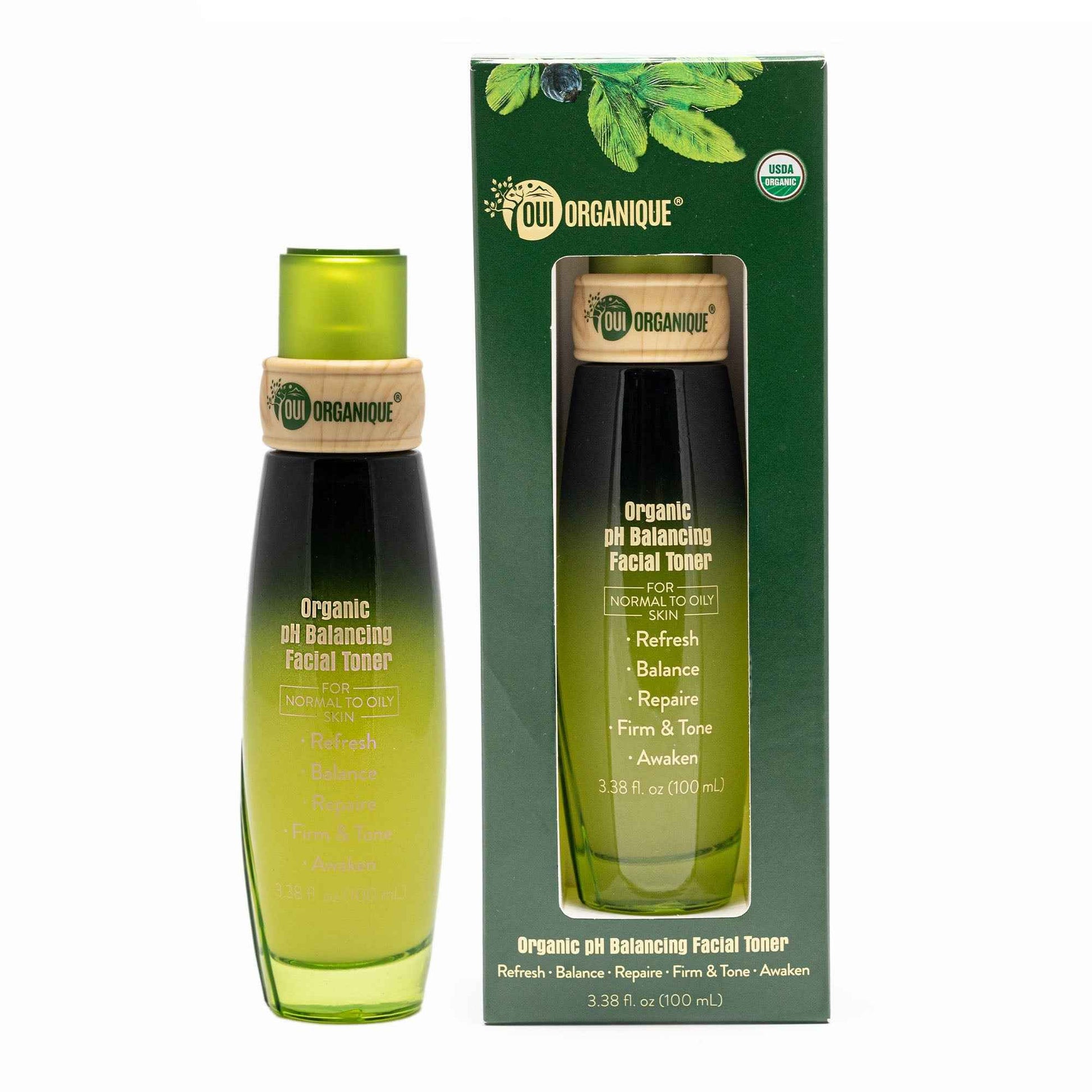 Certified Organic pH Balancing Facial Toner for Normal to Oily /sensitive Skin/Acne Skin Barrier builder