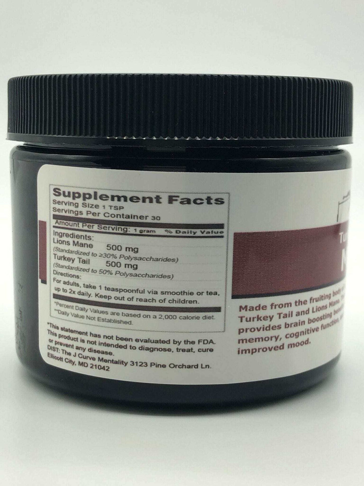 Turkey Tail and Lions Mane Supplement - Expressly Marketplace