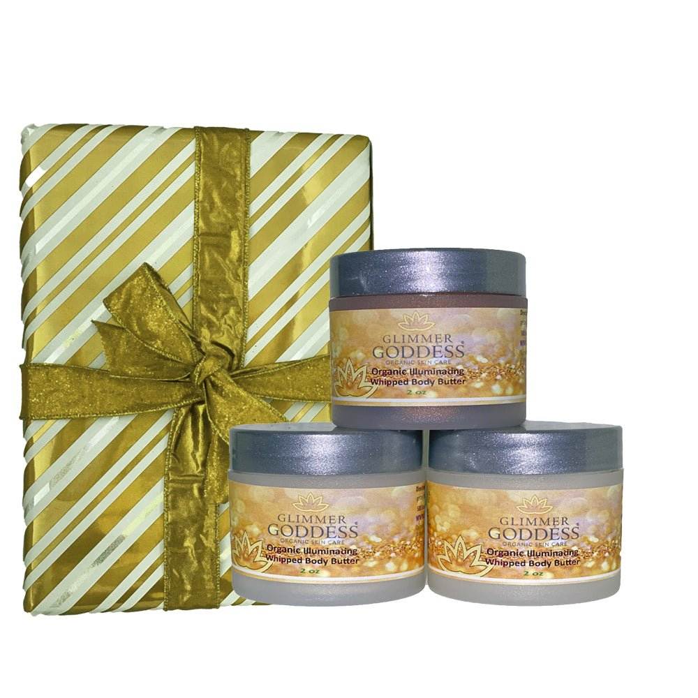 Organic Shimmering Whipped Body Butter Trio - Expressly