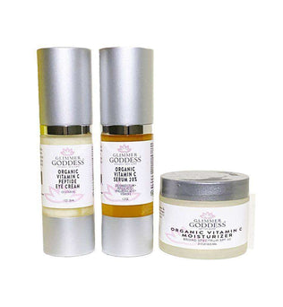 Organic Vitamin C Brighter Skin 3 Step Anti Aging Kit - Expressly Marketplace